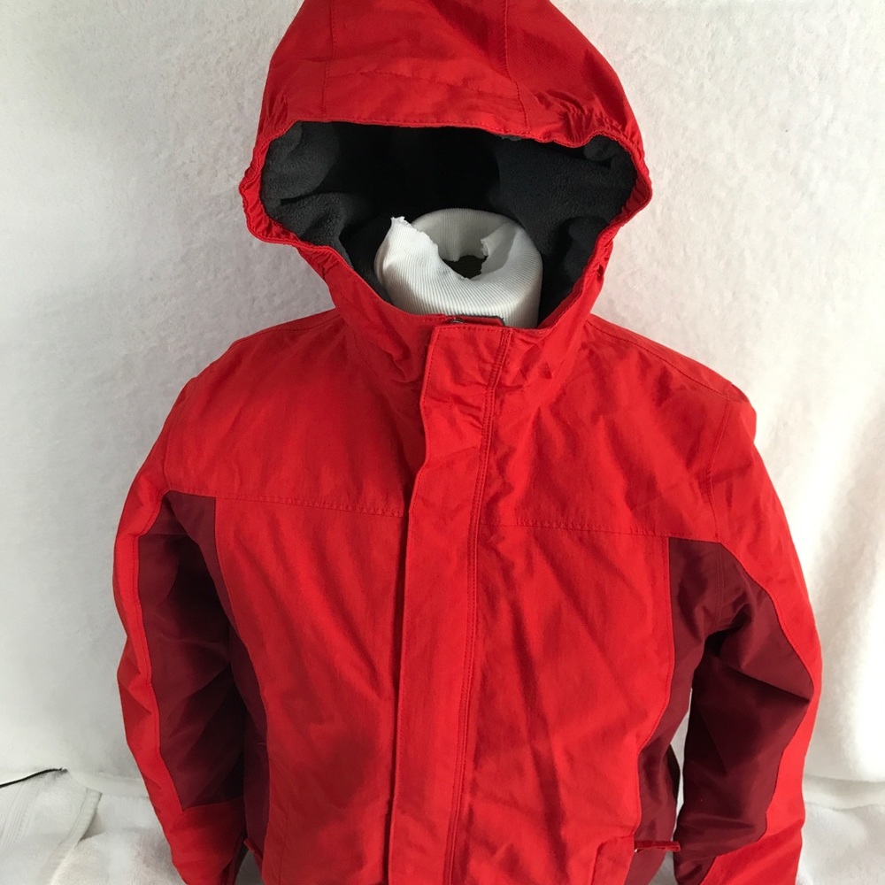 Lands’ End Kid’s winter Parka fleece jacket.